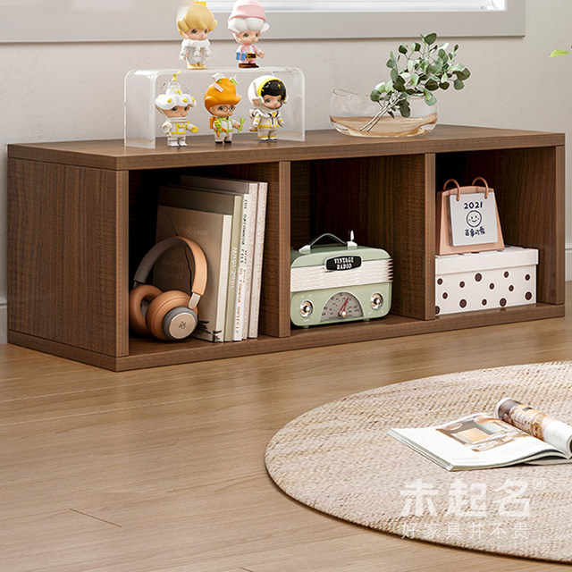 RI0T living room balcony low bookcase storage cabinet floor-to-ceiling bay window cabinet lattice cabinet window sill storage cabinet can be seated floor cabinet MQ