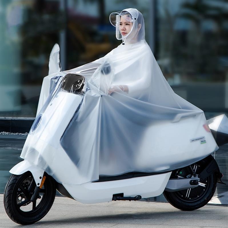 New Style Women's Electric Vehicle Raincoat, Adult Riding-Specific Electric Motorcycle Poncho, Ultra-Thin and Ultra-Light