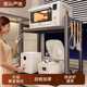 Pulling microwave oven storage rack kitchen countertop rice cooker layered household appliances multi-function oven storage rack