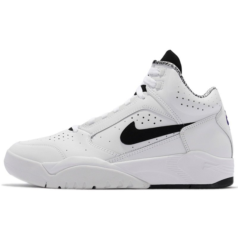 Nike Air Flight Lite Mid 中帮 复古篮球鞋 男款 白黑,运动鞋new,篮球鞋,淘宝优惠券,粉丝福利购,淘宝优惠卷