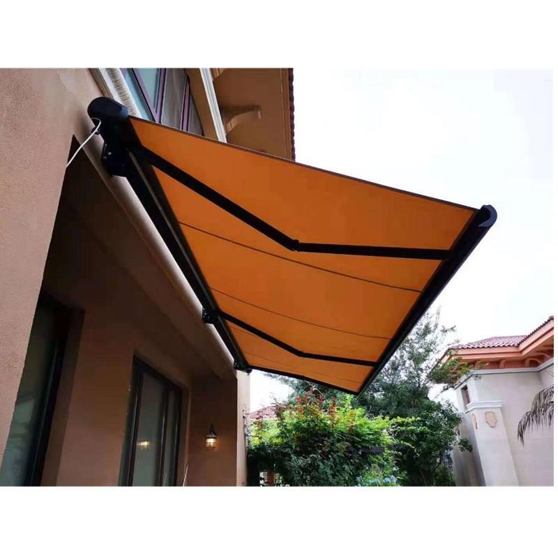 Outdoor Sunshade and Rain Canopy, Luxury Electric Retractable Tent, High-End Full-Box Rain Shelter, Mobile Sliding Rain Canopy, Rainproof