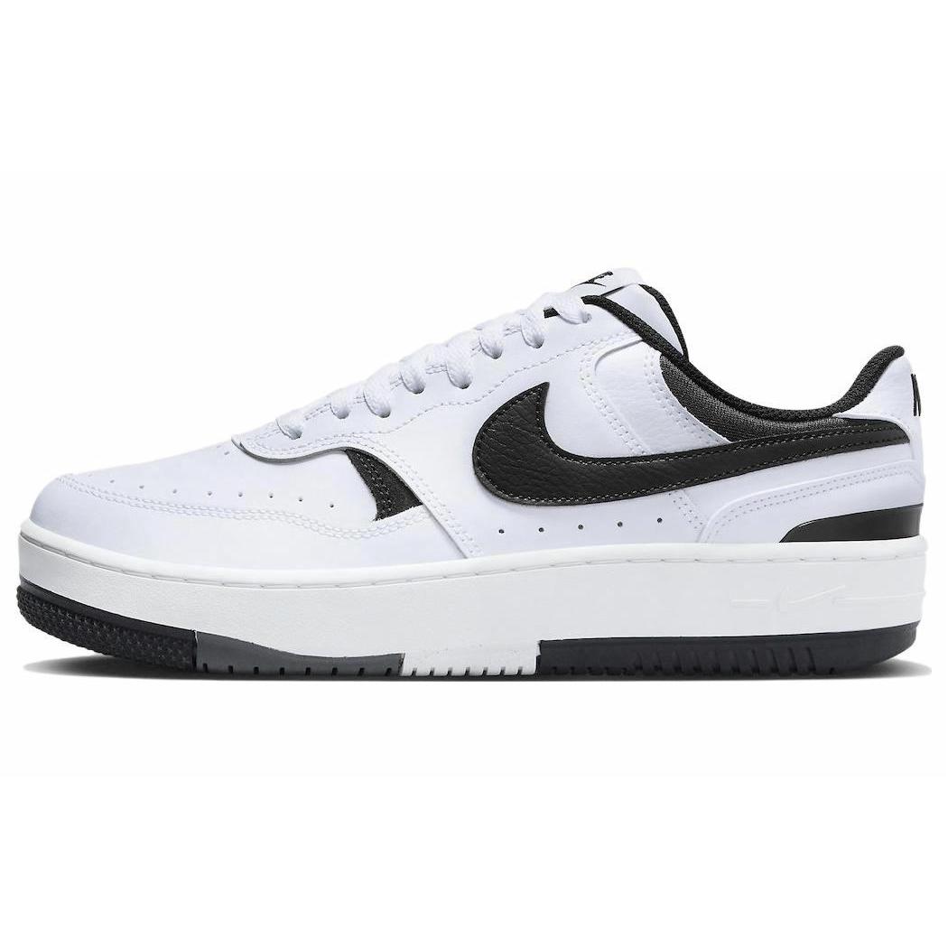 Nike Gamma Force White Black 低帮 板鞋 女款 黑白