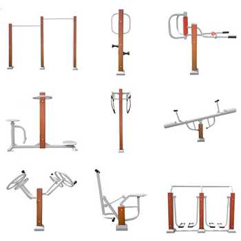Plastic wood outdoor fitness equipment community square new rural sporting goods outdoor park fitness walking machine