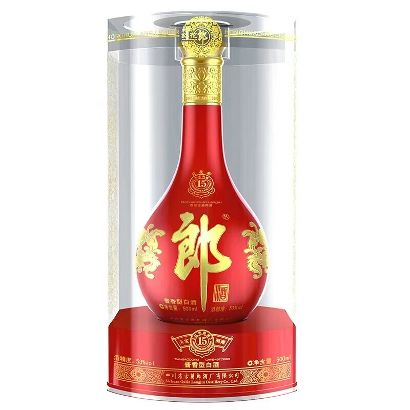 四川郎酒15年红花郎酱香型白酒53度500ml*6瓶装新老包装随机发评价- 淘宝网