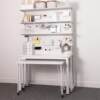 Hardware hole board bookshelf desk floor storage rack girl desktop storage accessories computer desk vertical e-sports wall