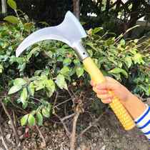 Double-cutting sickle for mowing agricultural woodchopping knife high manganese steel lawnmower tree-cutting sickle head weeding artifact agricultural tool
