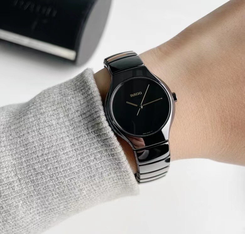 50% off Instantly Available 98% New 27mm Radar R27655172 Ceramic Dial Quartz Women's Watch Swiss Genuine Luxury Brand