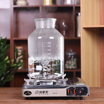 High borosilicate wide mouth wine glass bottle 5kg 10kg 20kg with tap large capacity sealer for wine bottles