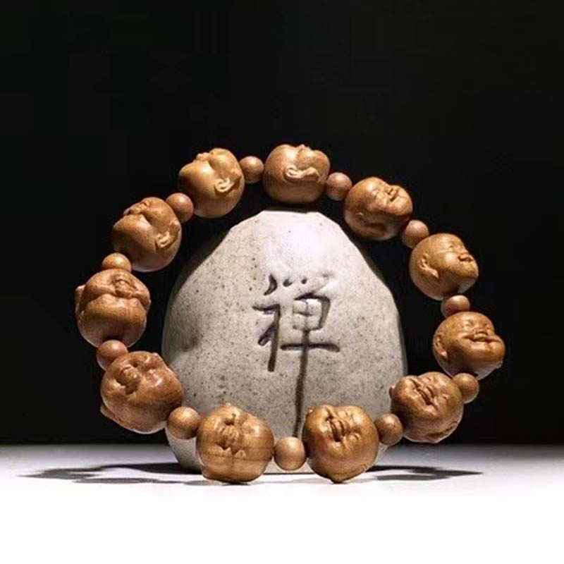 (Millover) Old Mountain Honolulu 12mm Wen Play Engraving Pearl Buddha Beads Handstring Gift collection