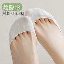 High-heeled socks womens boat socks summer thin non-slip non-falling boneless socks shallow mouth invisible socks womens summer