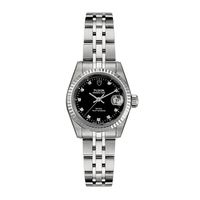 [98 New] Tudor Prince and Princess Series Stainless Steel Black Dial Automatic Mechanical Women's Watch M92414-0010