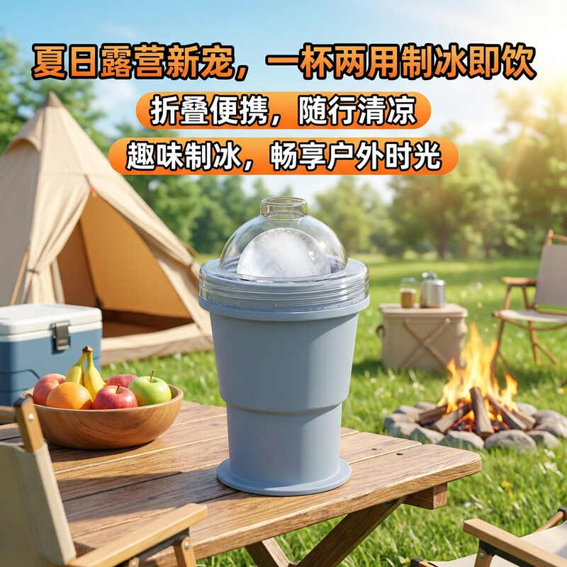 Foldable Ice Hockey Cup Ice Hockey Ice Mold Food-Grade Ice Tray Water Cup Homemade Ice Cube Travel Cup Ice Cube Maker Foldable Ice Hockey Cup Ice Hockey Ice Mold Food-Grade Ice Tray Water Cup Homemade Ice Cube Travel Cup Ice Cube Maker