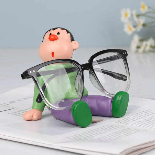 Creative Fat Tiger Glasses Placement Rack Ornaments Shop Decoration Props Display Stand Cute Glasses Shelf
