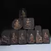 Eighteen Arhats set of ink [upper part] Huizhou old objects Chen Ink Vintage ink Old ink text room set of ink collection auction