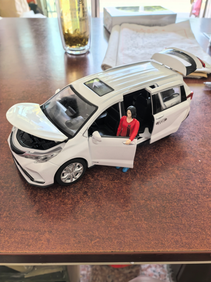 儿童合金车模1:24丰田赛那仿真商务汽车模型男孩玩具收藏摆件礼物评价