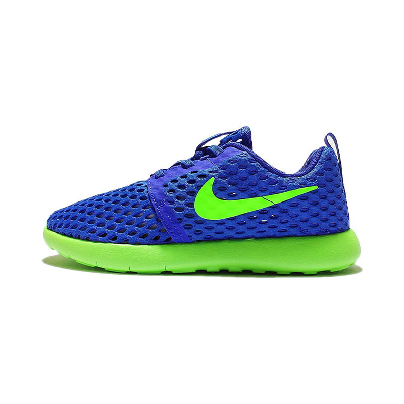 Nike Roshe One 低帮 儿童跑步鞋 荧光蓝绿 中小童