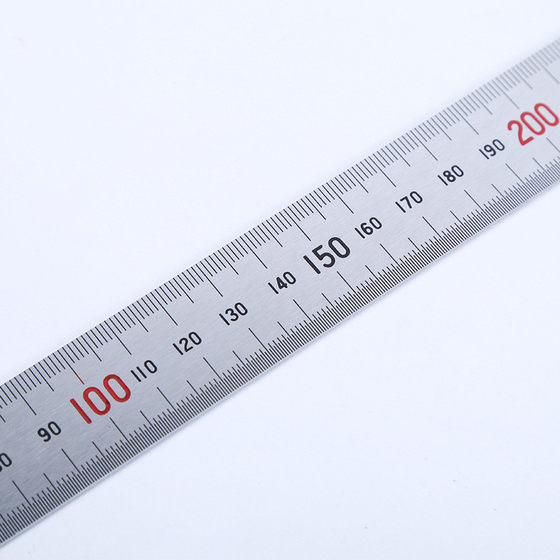 SWIS 스테인리스 스틸 규칙 20cm30cm 다중 스펙 양면 스케일 측정 도구 아트 스틸 규칙