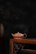 Bidding starting at one yuan v Manshu descending clay 220CC made by Chen Qin inner push hole Yixing purple clay teapot