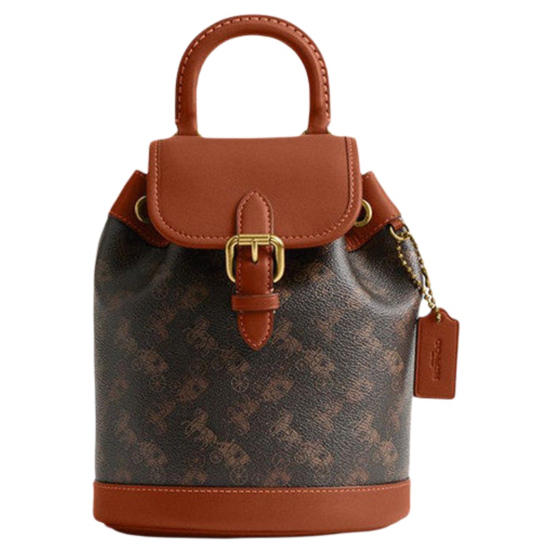 Coach/Coach Outlet Women's Carriage Pattern Print Harper Backpack Commuting Travel Backpack Coach/Coach Outlet Women's Carriage Pattern Print Harper Backpack Commuting Travel Backpack
