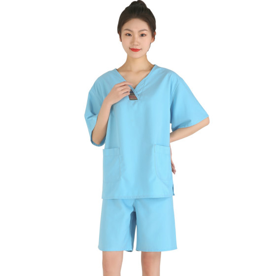 汗蒸服女款足疗按摩服情侣洗浴桑拿服睡衣浴衣男浴服大码家居睡衣