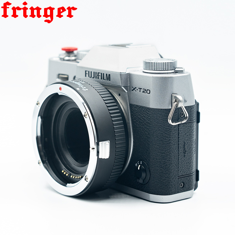 fringer ef-fx pro佳能转富士微单自动对焦转接环x-t3 xt20 xt3 x-h1佳能转富士转接环可调节光圈exit记录