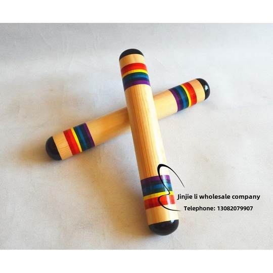 高档贸品质木质雨声筒早教儿奥尔夫童打击乐音乐教器具彩虹雨声响
