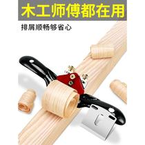 German precision woodworking planer manual push planer blade peeling and shredding old-fashioned woodworking artifact tool collection construction site