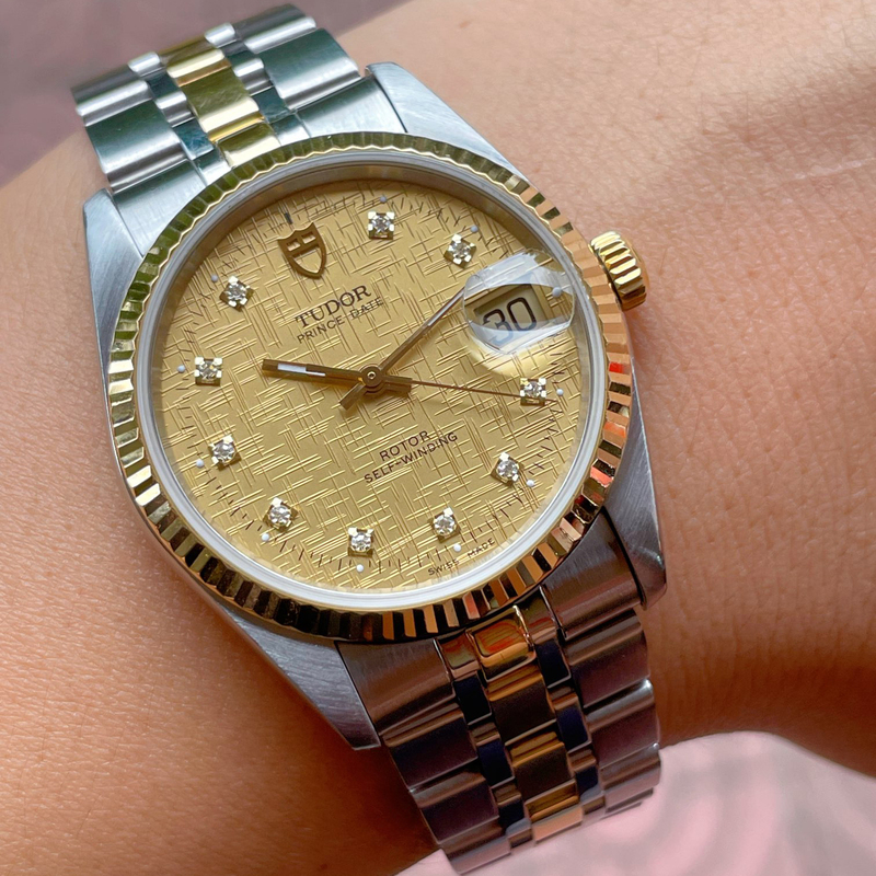 Tudor Watch Prince Series 18K Gold Automatic Mechanical Men's Watch, New Condition 98%, Model 74033, Priced at 33,500 Yuan