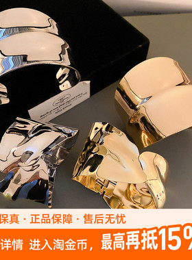 欧美不规则金色手镯女金属夸张个性手环手饰手臂手腕配饰臂环首饰