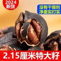 Extra large seeds especially easy to peel 2024 new arrival Linan nuts boiled for pregnant women original hand peeled wild black pecans 500g