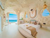 Sanya No.7 Afternoon Sea View Design Meisu Graeme Cave Sea View King Room