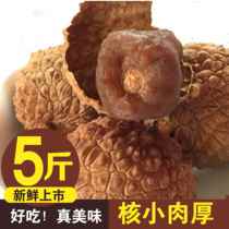 Putian large-fruit dried lychees with small core and thick flesh dried lychees glutinous rice glutinous rice lychees dried cinnamon-flavored lychees whole box batch 5 jins