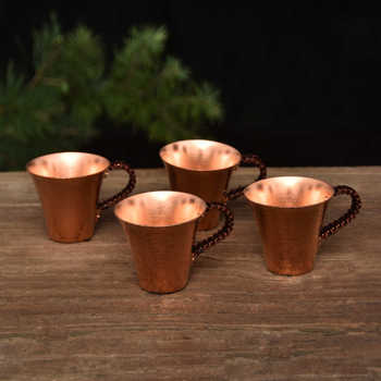 Pure copper handmade copper cup, cold water cup, copper water cup, pure copper tea cup, handmade thickened copper dining utensils