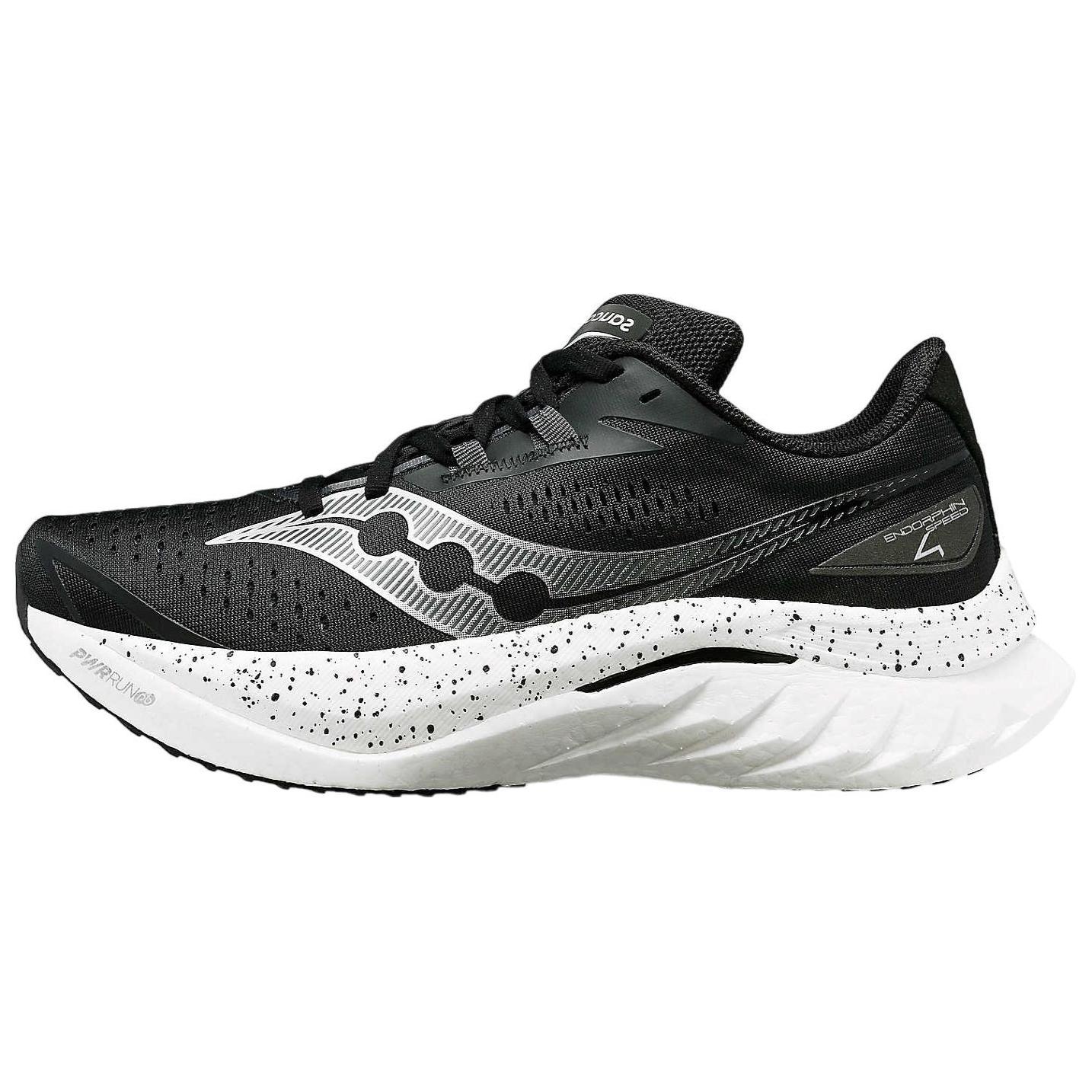 Saucony Endorph Speed 4 柔软舒适 低帮跑步鞋 男女同款 黑色