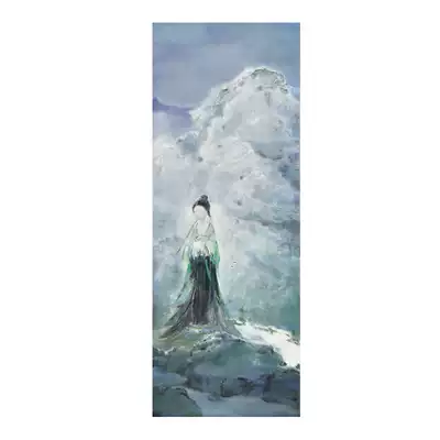 Li Ting Shi Women's Painting 5 Original Hand-painted Character Oil Painting Lonely Living Room Decoration Painting Collection