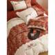 Hengqia Home Textile Wedding Cotton Bedding Four-Piece Set 120 Long-Low Cotton Lace Wedding Quilt Cover Bedding 1.8
