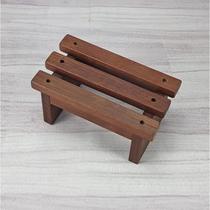 Foot bath wooden bucket with widened solid wood fumigation stool and foot bath bucket with special traditional Chinese medicine fumigation wooden stool