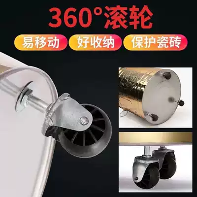 Indoor with new burning gold barrel Buddha red steel double inner tank paper Furnace roller worship God Memorial burning treasure barrel enamel