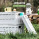 Portable storage box outdoor foldable plastic frame camping equipment picnic table multi-purpose car sorting storage basket