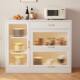 Sideboard against the wall Modern simple household living room kitchen storage rack floor cabinet storage cabinet tea cabinet storage