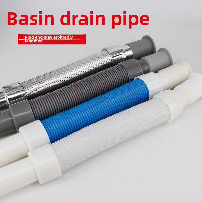 Complete Collection of Product Accessories for Washbasin Drain Pipes, Plastic Flexible Hoses, and Extendable Hoses for Home Bathroom Use