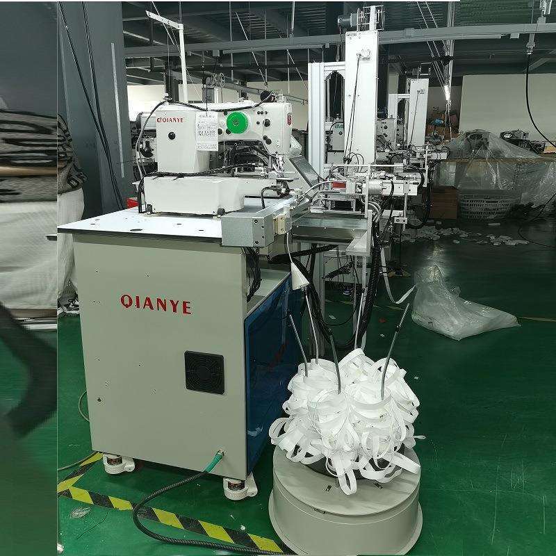 Automatic Elastic Band Attachment Machine and Automatic Elastic Band Splicing Machine Can Make Elastic Bands for Face Masks with a Width of 0.4cm mm Automatic Elastic Band Attachment Machine and Automatic Elastic Band Splicing Machine Can Make Elastic Bands for Face Masks with a Width of 0.4cm mm