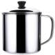 304 Stainless Steel Water Cup with Large Lid and Handle, Suitable for Kindergarten, Tea Cup, Household Drinking Cup