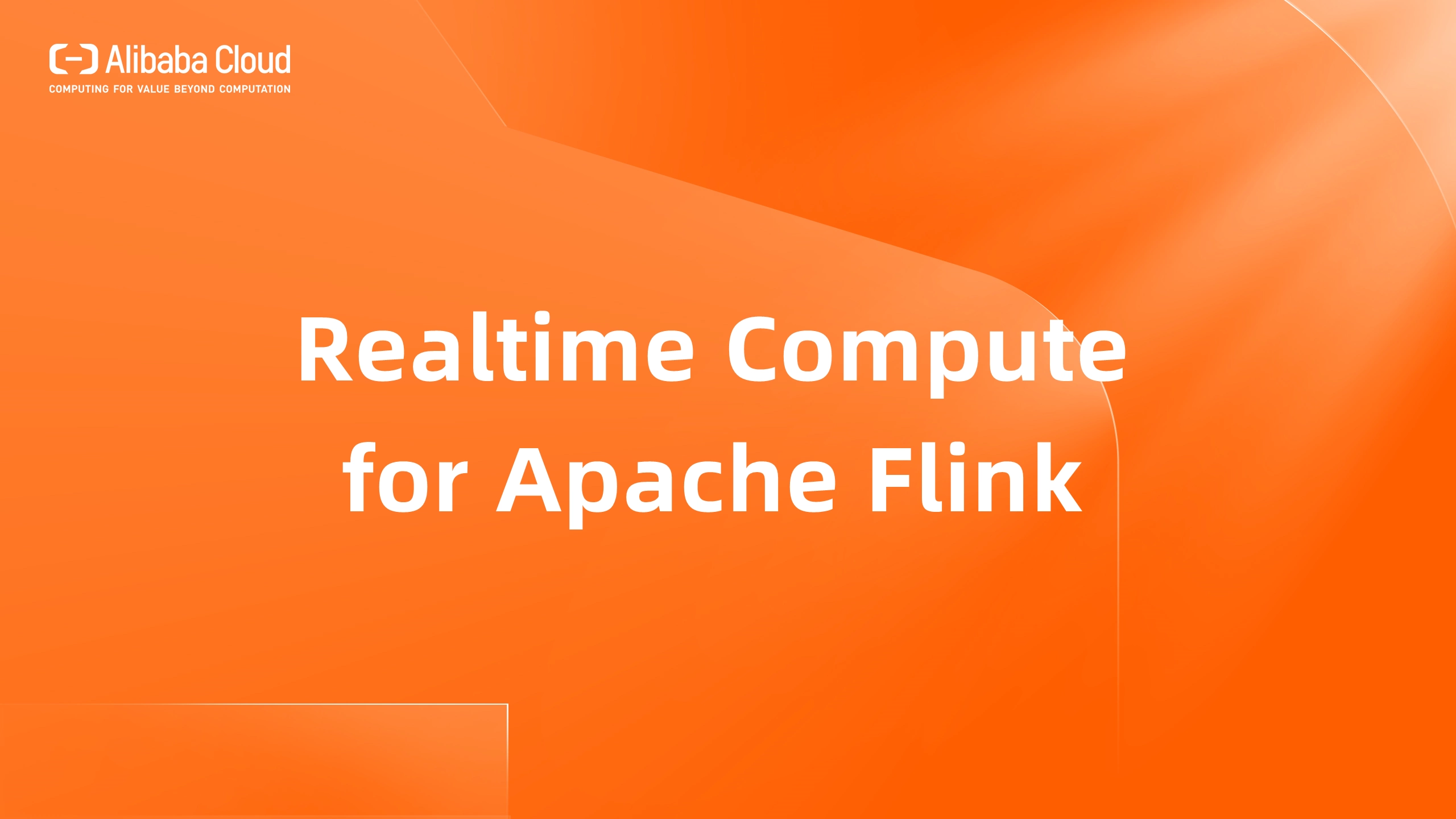 Realtime Compute for Apache Flink