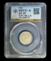 Gongbo Rating XF45 Fujian Official Bureau Guangxu Yuanbao Longyang Silver Coin Chi 1548727