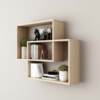 Storage rack wall-mounted bookshelf rack restaurant wall-mounted bedroom storage cabinet shelf load-bearing simple PBG wall approx.