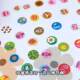 Magic Seal Stickers War Music Children's Cartoon Traceless Waterproof Reward Stickers Toy Girl Handmade Birthday Gift