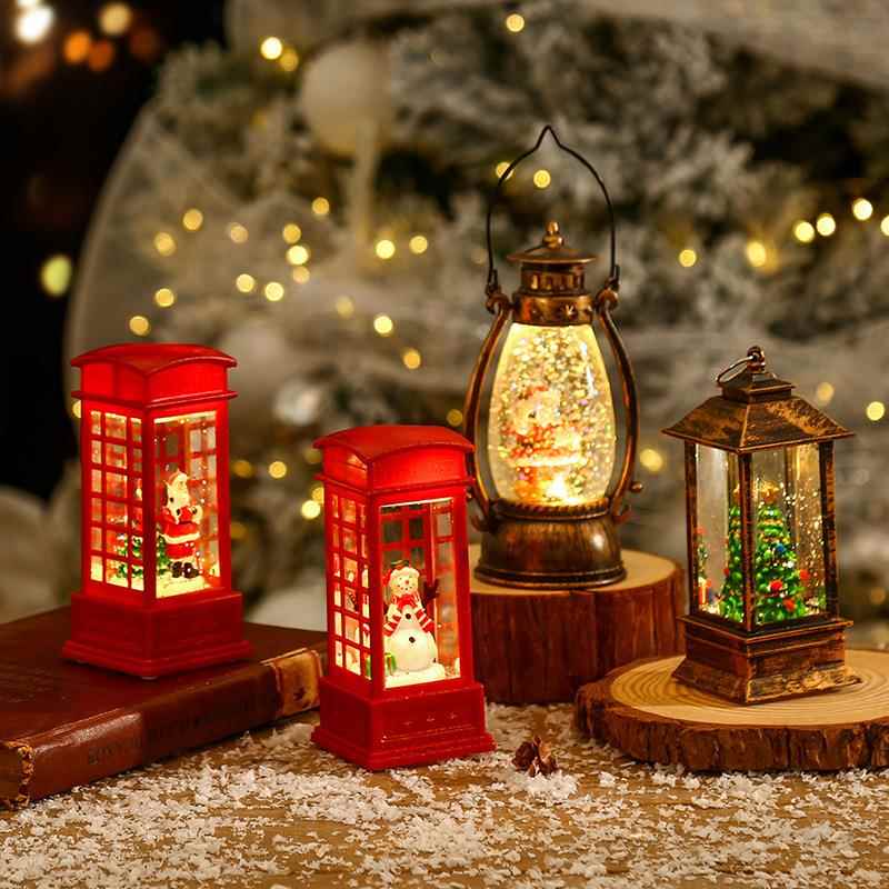 Christmas Gift Ideas, High-End Practical Luminous Holiday Decorations, Small Gifts, Portable Wind Lantern Ornaments, Toy Sets