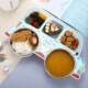 Especially Attractive-Looking Rice Bowls, 304 Stainless Steel Children's Dinner Plates, Cartoon Car-Shaped Supplementary Food Rice Bowls, Divided Plates