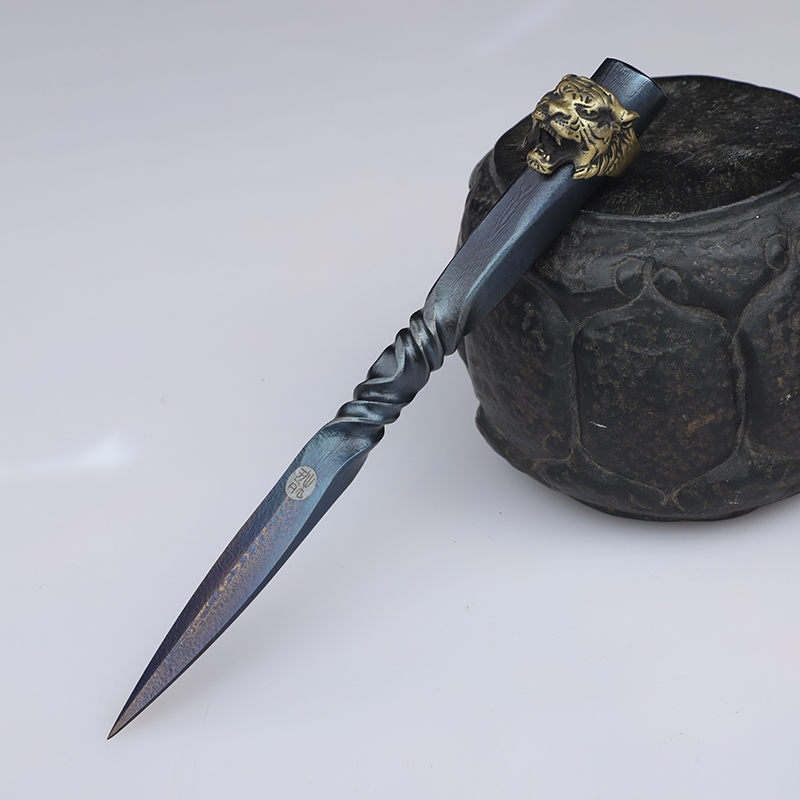 Thousands Ancient Tiger Head Tea Sword Cheng Fen Non-Heritage Culture Prized Tea Knife Tea Road Home Tea Set Unopened Blade